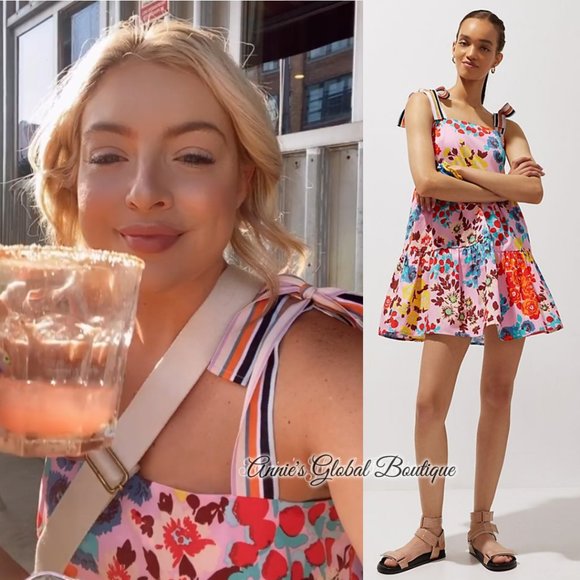 Anthropologie Dresses & Skirts - RARE NWT ANTHROPOLOGIE Peter Som Flouncy Floral Mini Dress. Size L